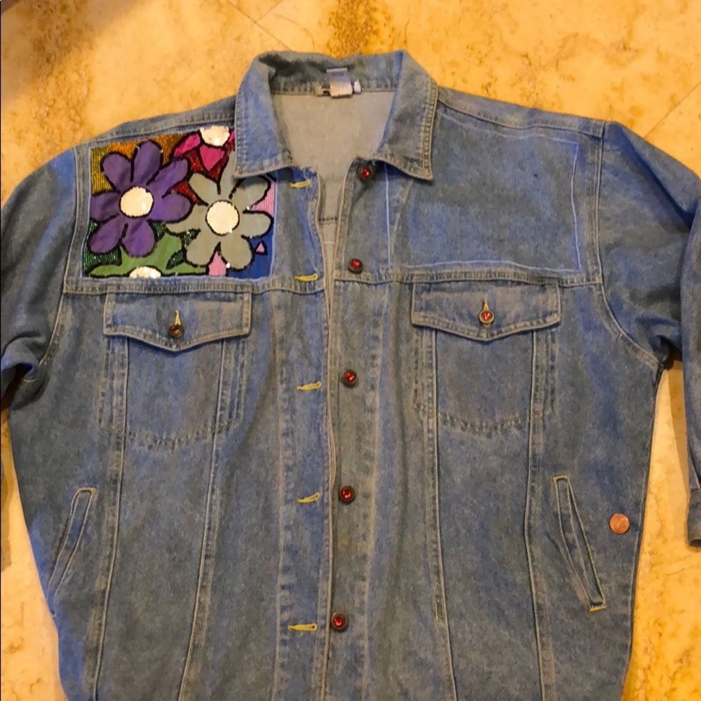 Vintage Oversized jean jacket.